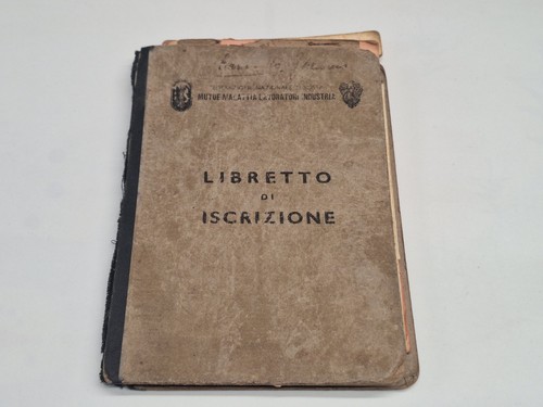 Raro libretto iscrizione mutue - libretto,