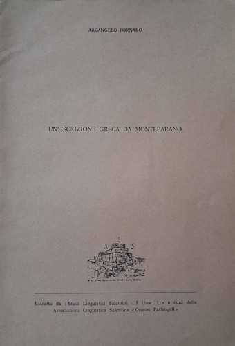 Iscrizione greca da - un'iscrizione,