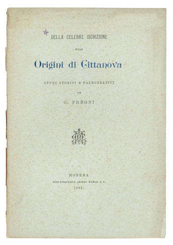 Della celebre iscrizione sulle