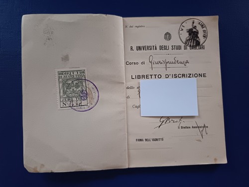 2041a libretto iscrizione - libretto, d'iscrizione