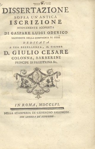 Oderico gaspare luigi - oderico,
