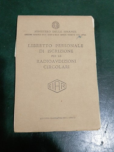 Libretto personale - libretto,