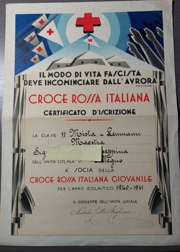 Certificato iscrizione - certificato,