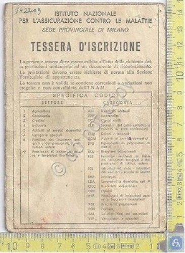 Inam istituto nazionale - inam,