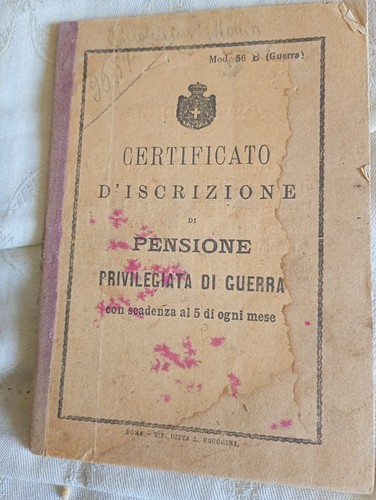 Libretto certificato - libretto,
