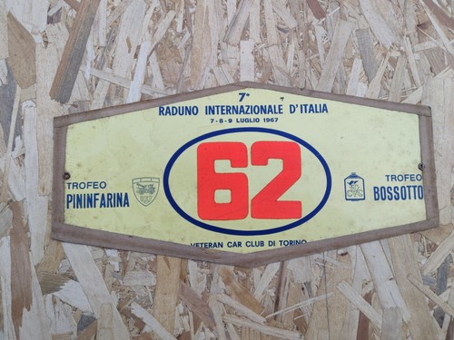 Targa iscrizione raduno - targa, 7