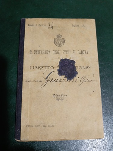 Libretto iscrizione - di,