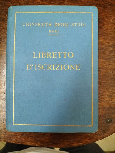 Bari 1952 università - 1952-, degli