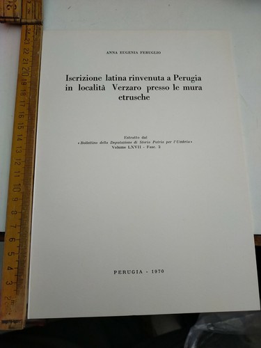 Iscrizione latina rinvenuta - iscrizione, a