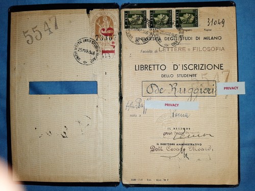 I8057 libretto iscrizione - libretto,